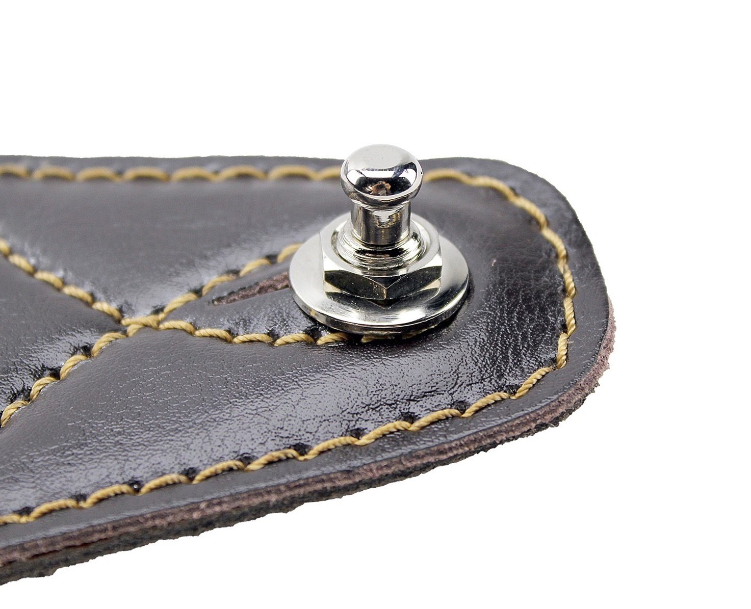 Walker & Williams Extra Long Deep Barrel Guitar Strap Locks - Secure Strap Buttons for Thick Guitar Straps (Acoustic, Electric, Bass) - Perfect for Live Performances & Studio Sessions