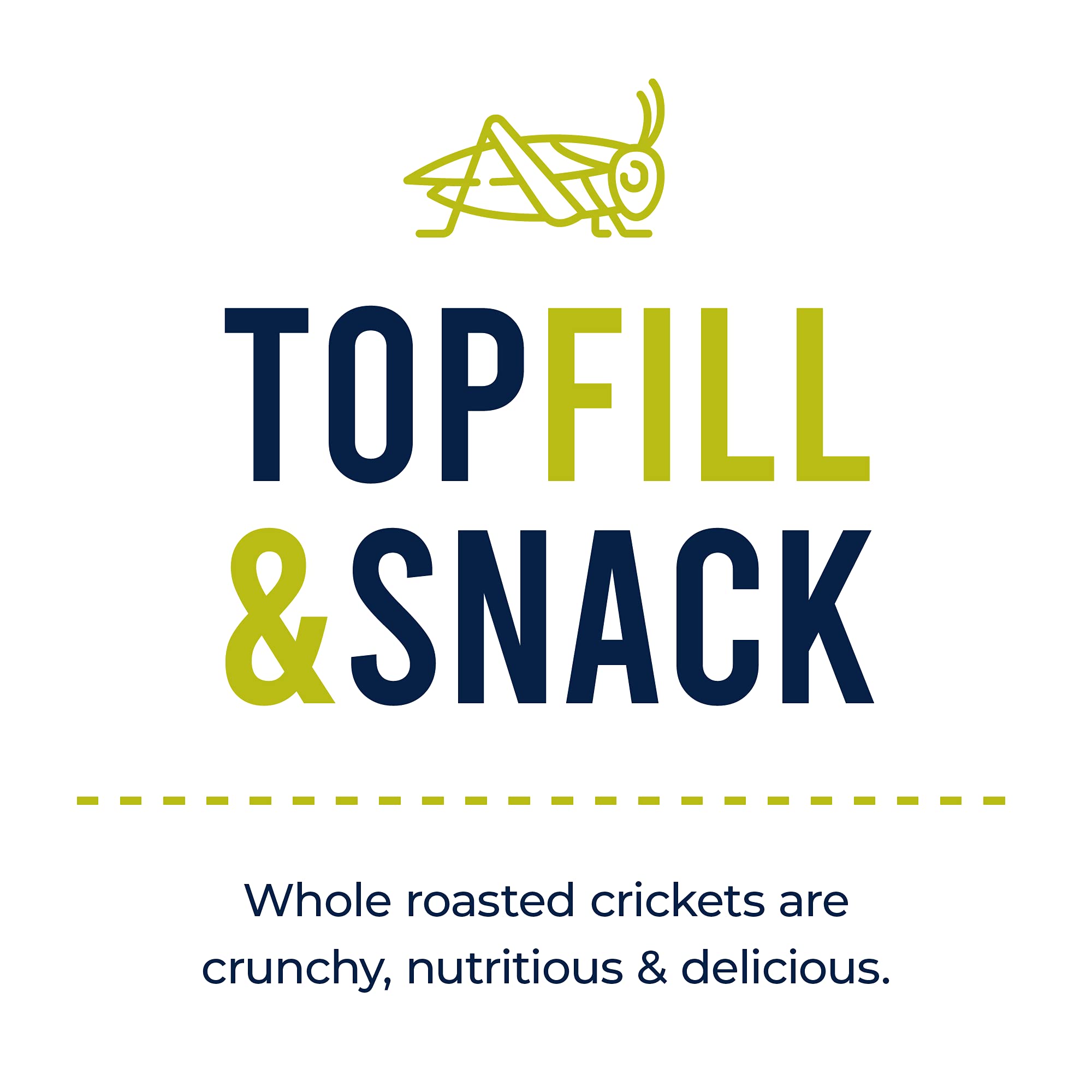 Entomo Farms Whole Crickets 113g Bag - High Protein Canadian Cricket Powder for Paleo, Keto & Gluten-Free Diets | Sustainable Protein Source for Smoothies, Baking & Cooking
