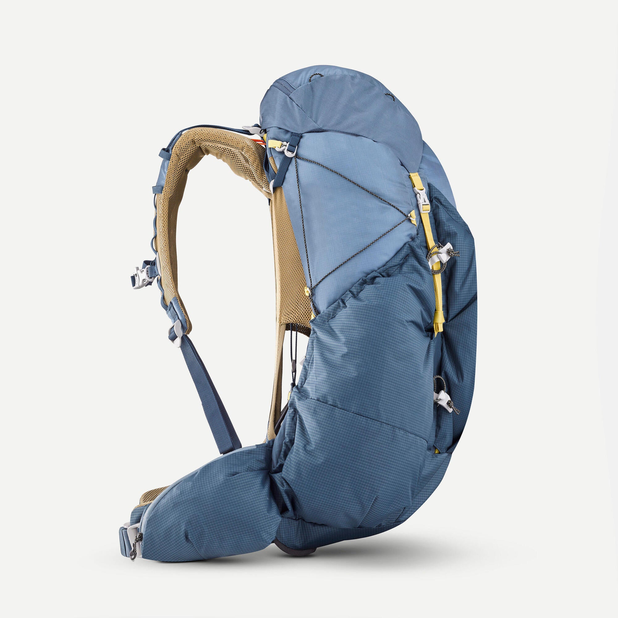 Forclaz Men's MT900 50+10L Ultralight Backpacking Pack - Lightweight Hiking Backpack for Camping, Trekking & Outdoor Adventures