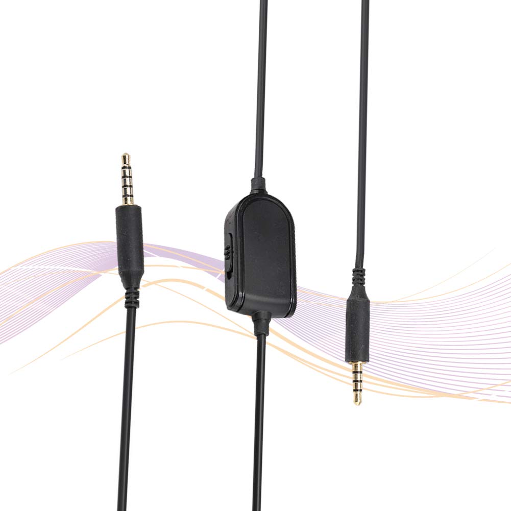 Premium 3.5mm 4-Pole to 5-Pole Audio Cable for Logitech Astro A30/A50 Gaming Headsets - High-Quality Replacement Cable with Enhanced Sound Tuning | Perfect for Gaming, Streaming & Professional Audio Setups