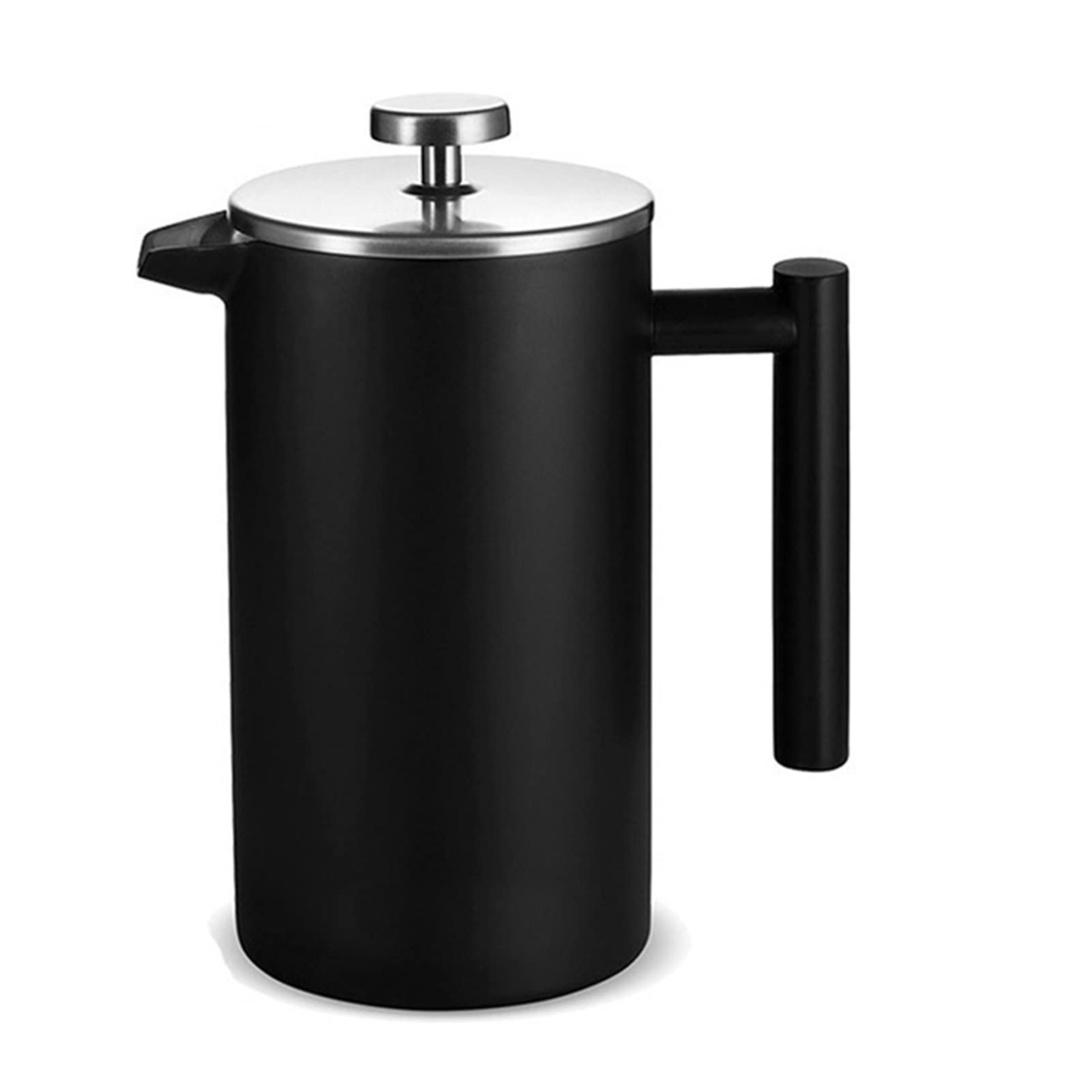 Premium Stainless Steel French Press Coffee Maker - 350ml Moka Pot with Filter for Espresso, Tea & Cold Brew | Durable & Rust-Proof for Home, Office & Camping Use