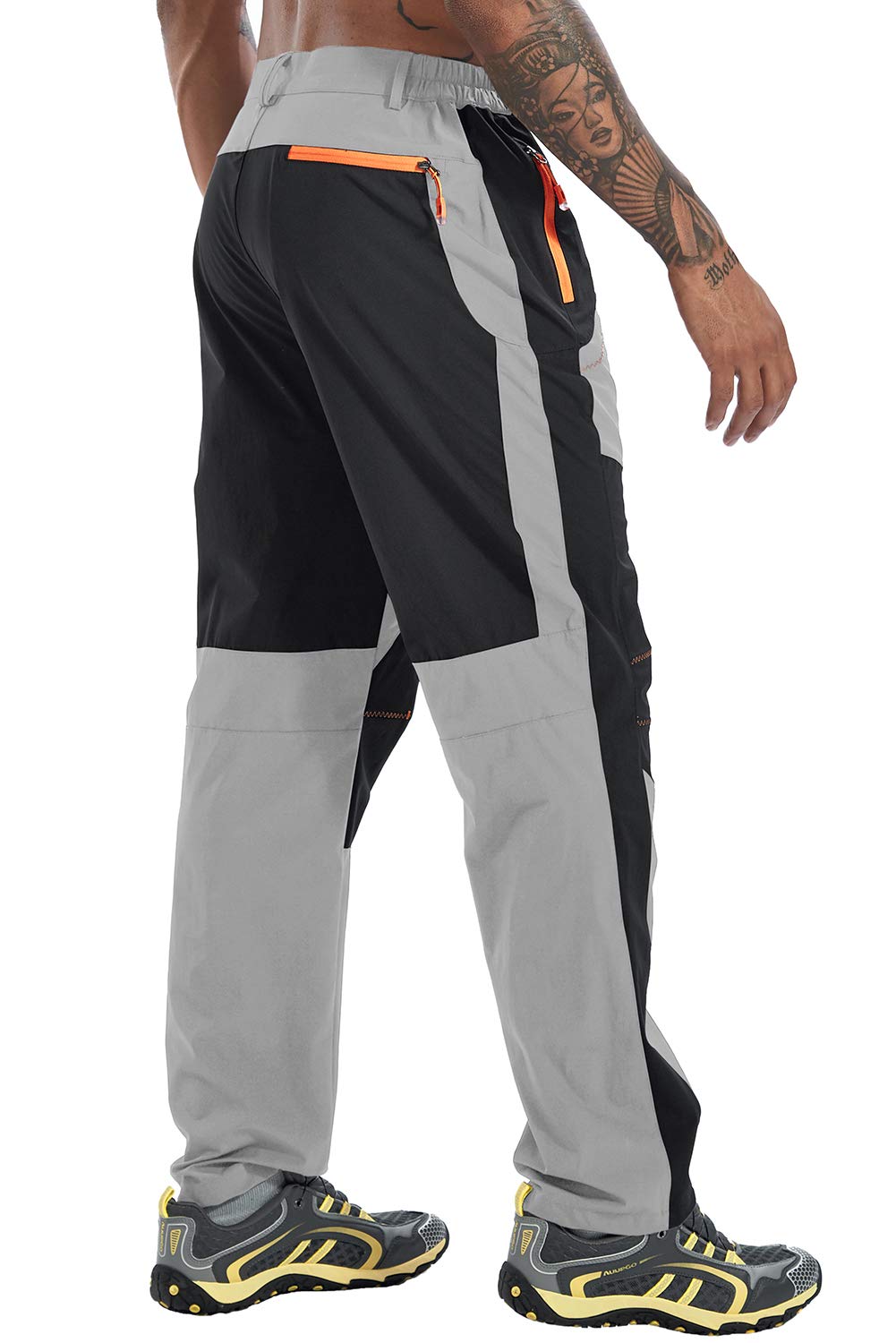 TBMPOY Men's Hiking Cargo Pants - Lightweight Waterproof Quick-Dry Outdoor Pants for Work, Camping, Fishing & Mountain Climbing | Durable & Comfortable for All-Day Adventure Activities
