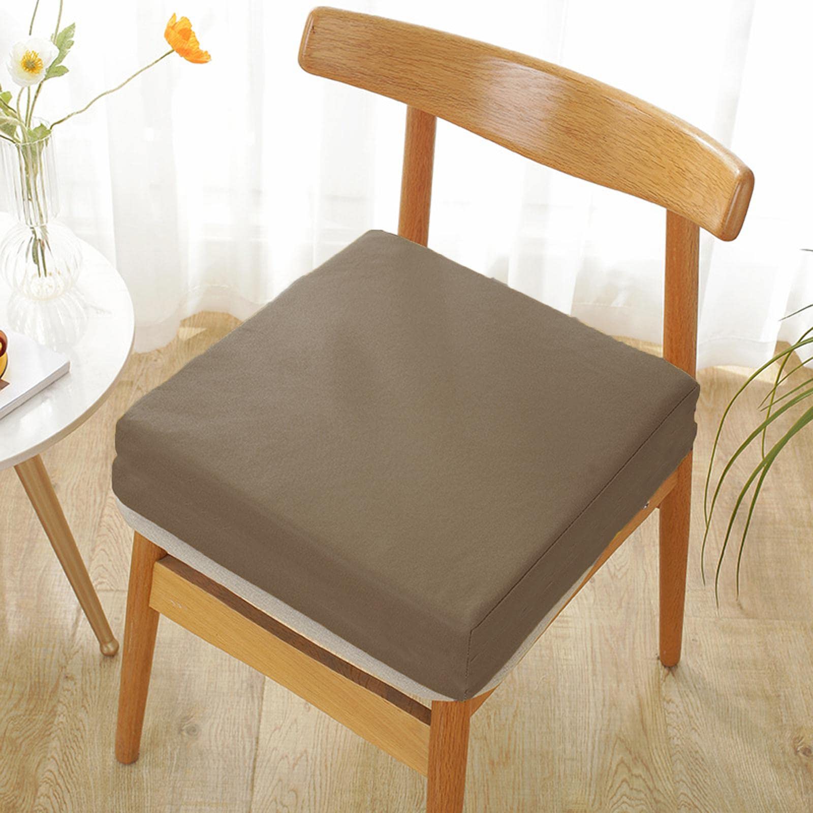 Waterproof Non-Slip Outdoor Chair Cushion - Extra Thick Square Seat Pad for Garden, Patio, Office & Home Furniture - Perfect for Relaxing, Lounging & Outdoor Dining