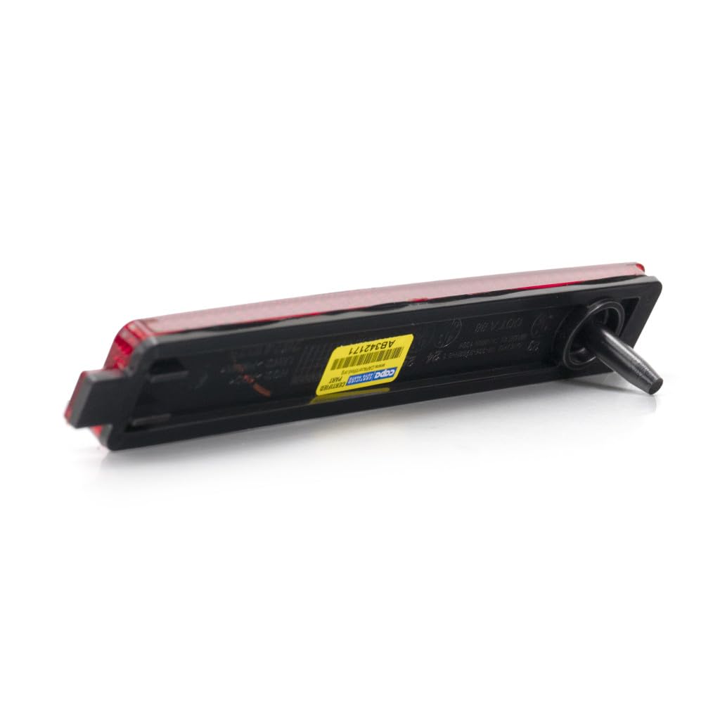 2006-2009 Pontiac Torrent Bumper Reflector Replacement - Driver/Passenger Side Rear CAPA Certified (Fits GM2830101, GM2830101C | 25805313) - Perfect for Night Safety & Vehicle Restoration Projects