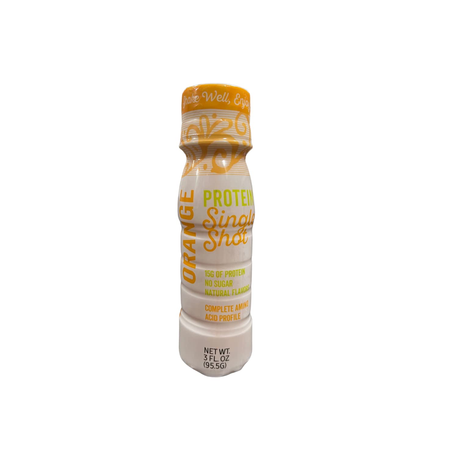Nutmeg State Nutrition HealthyWise Whey Protein & Collagen Shots - 15g Protein, Fat Free, Sugar Free, 3 Fl Oz (Orange, 48 Pack) | Post-Workout Recovery, Meal Replacement & Healthy Snack for Active Lifestyles