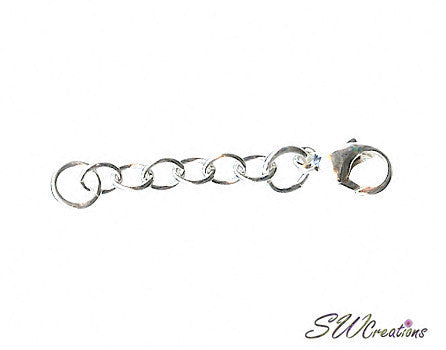 Essentially Pure Silver Anklet Jewelry Extender - Adjustable Ankle Bracelet Chain for Women - Perfect for Layering, Gift Giving & Boho Style Outfits