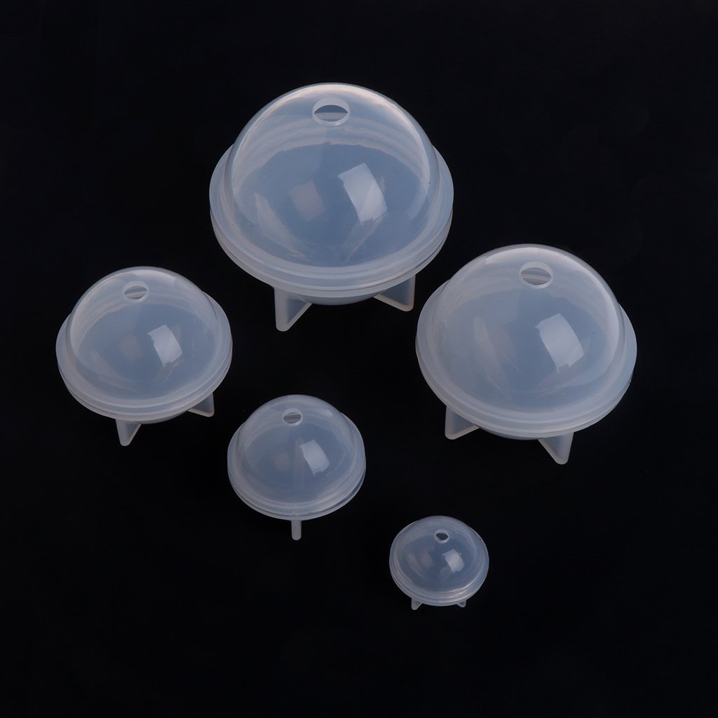 Cicitop 100mm Silicone Sphere Mold for DIY Resin Jewelry, Crafts, and Decoration – Perfect for Making Beads, Pendants, and Home Decor Accessories
