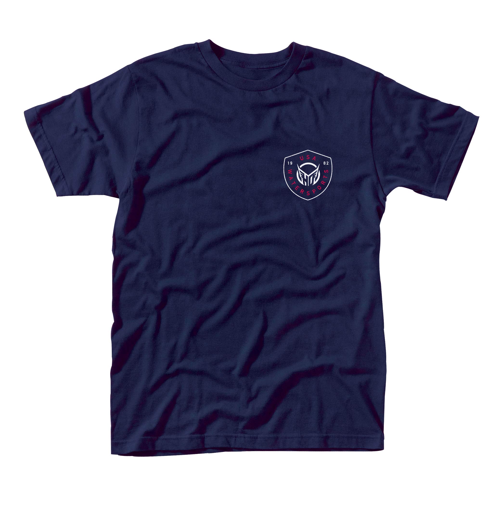 HO Sports Emblem T-Shirt - Navy Blue Athletic Tee for Men & Women | Sizes S-XXL | Perfect for Gym, Running & Casual Wear