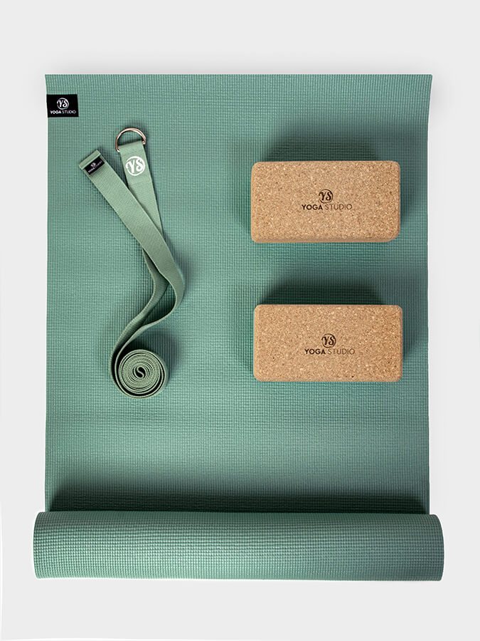 Eco-Friendly Cork Yoga Mat Set with Non-Slip Surface - Oeko-Tex Certified for Home & Studio Practice - Perfect for Beginners & Professionals