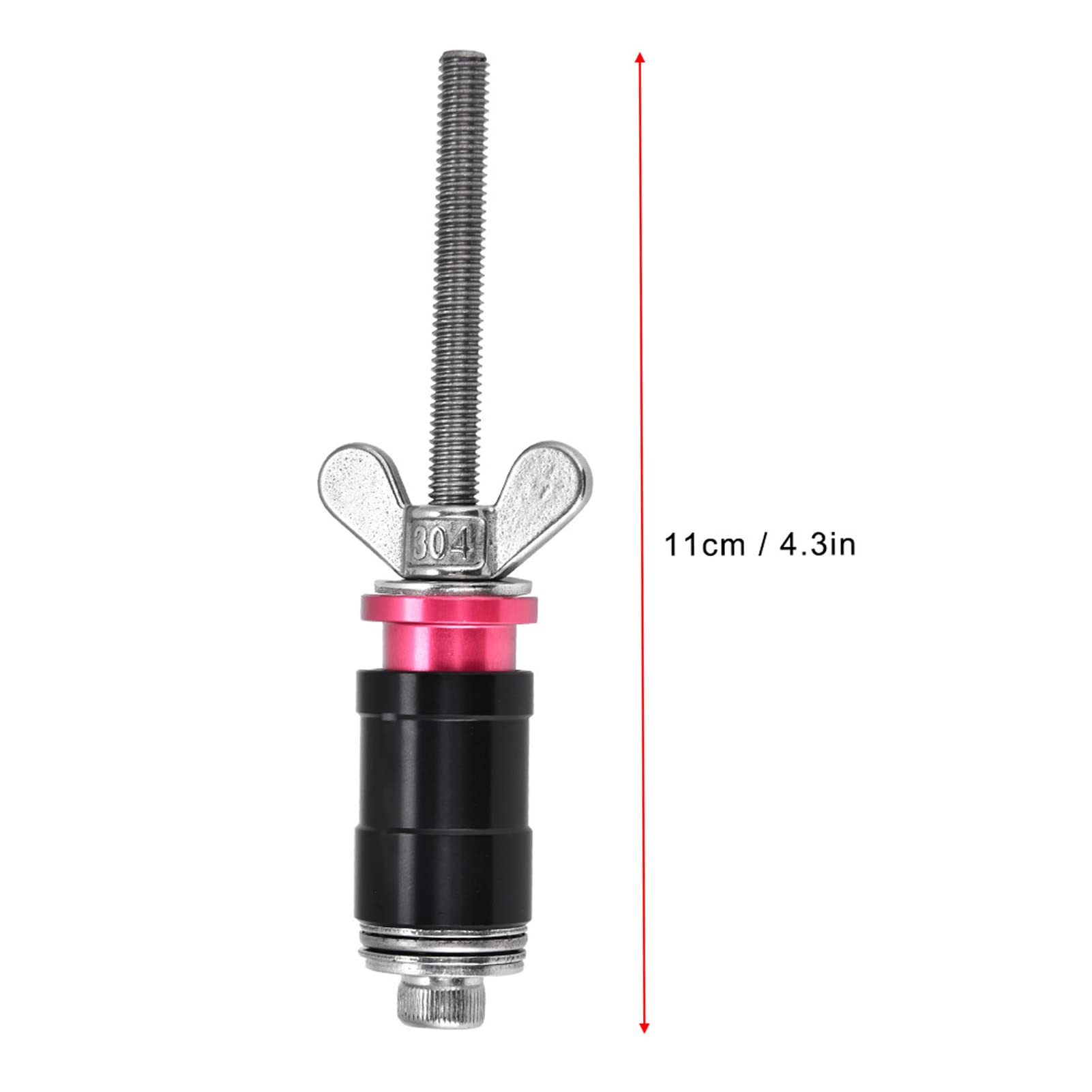 RockShox Rear Shock Bushing Removal and Installation Tool Kit - Aluminum Alloy & Stainless Steel Bushing Press Tool with Adapters for Fox, X-Fusion, CCDB, DU Shocks - Perfect for MTB Suspension Maintenance and Bike Repair