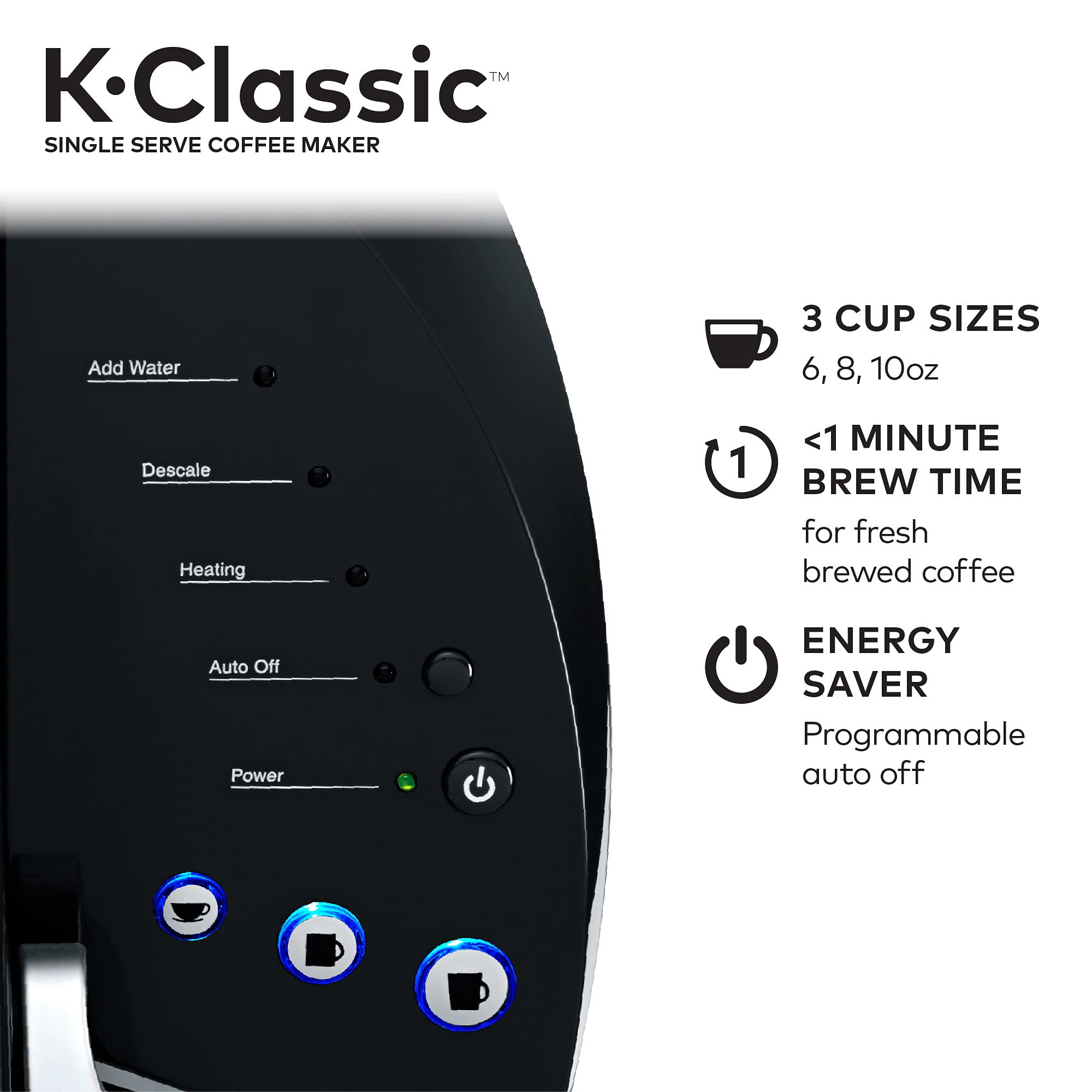 Keurig K-Classic Single Serve Coffee Maker with Green Mountain Pumpkin Spice K-Cup Pods (32 Count) - Perfect for Home, Office & Holiday Gifting