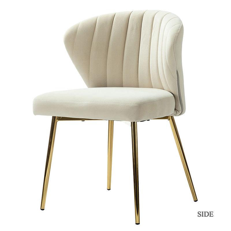 Luxury Aruna Velvet Upholstered Accent Chair - Soft Velvet Fabric, Comfortable Seating for Living Room, Bedroom, or Office - Elegant Home Decor & Stylish Furniture