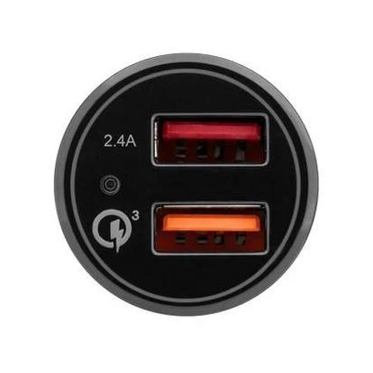 3sixT Fast Car Charger 5.4A Dual Port USB Adapter with 1m USB A to C Cable - Quick Charge for iPhone 15/14/13, Samsung Galaxy, iPad in Vehicle