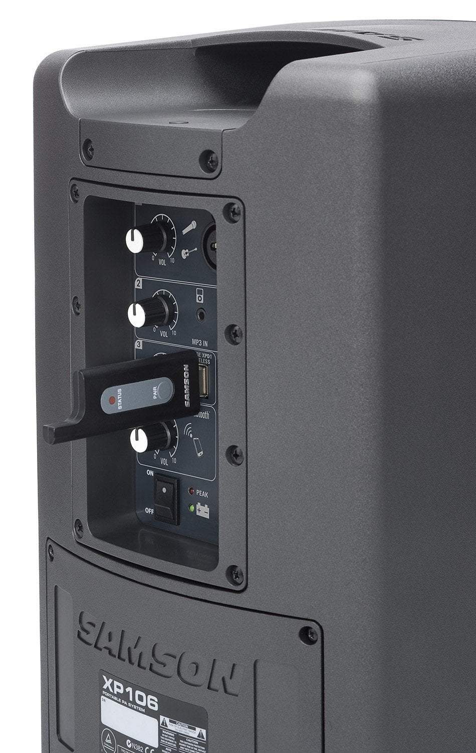 Samson XP106W Portable PA System with Bluetooth & Microphone - Wireless Speaker for Outdoor Events, Parties, and Public Speaking