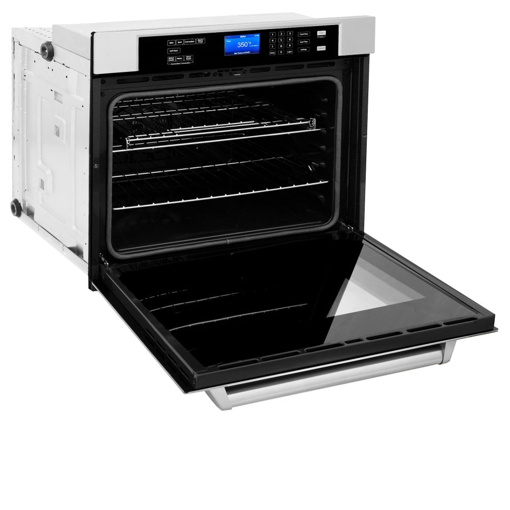 ZLINE 36-Inch Stainless Steel Gas Rangetop & 30-Inch Single Wall Oven Kitchen Package (2KP RTAWS36) - Perfect for Modern Home Chefs & Gourmet Cooking