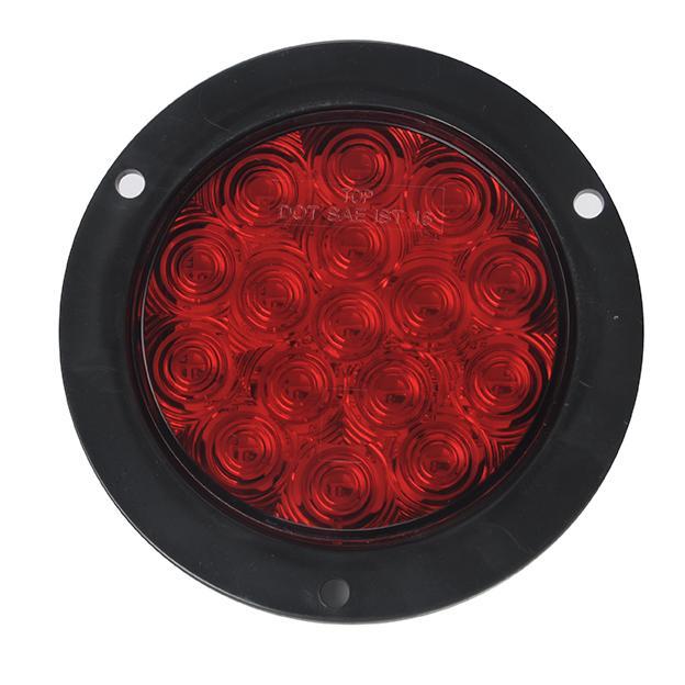 Fortpro 4 Round LED Light with 16 SQ LEDs - Bright Energy-Efficient Lighting for Home, Garage, Workshop, and Outdoor Use