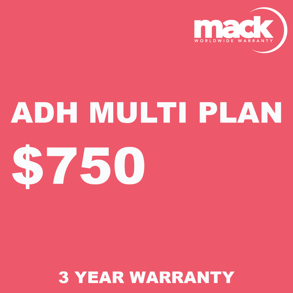 MACK 3-Year ADH Multi-Plan Warranty for Electronics Under $750 - Protect Your Laptop, Tablet & Smartphone from Accidental Damage