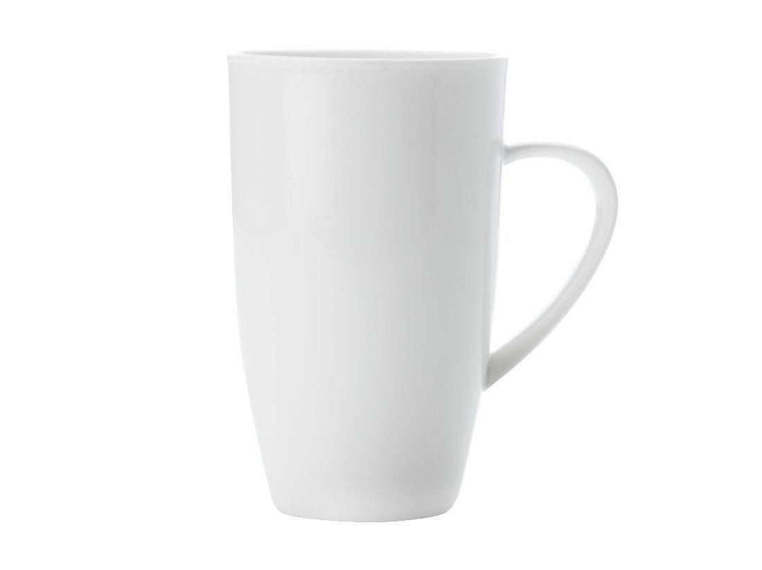 Maxwell & Williams White Basics Hi Coup Large Coffee Mug 600ml - Perfect for Home, Office, and Restaurant Use