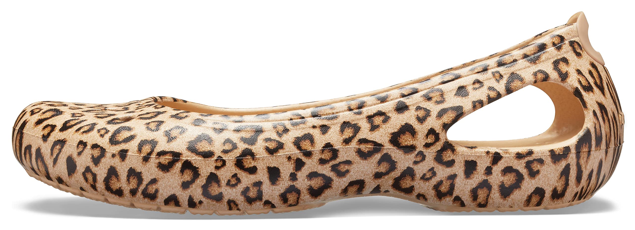 Crocs Women's Kadee Leopard Print Slip-On Flats - Comfortable Casual Ballet Shoes for Women | Perfect for Work, Office, and Everyday Wear