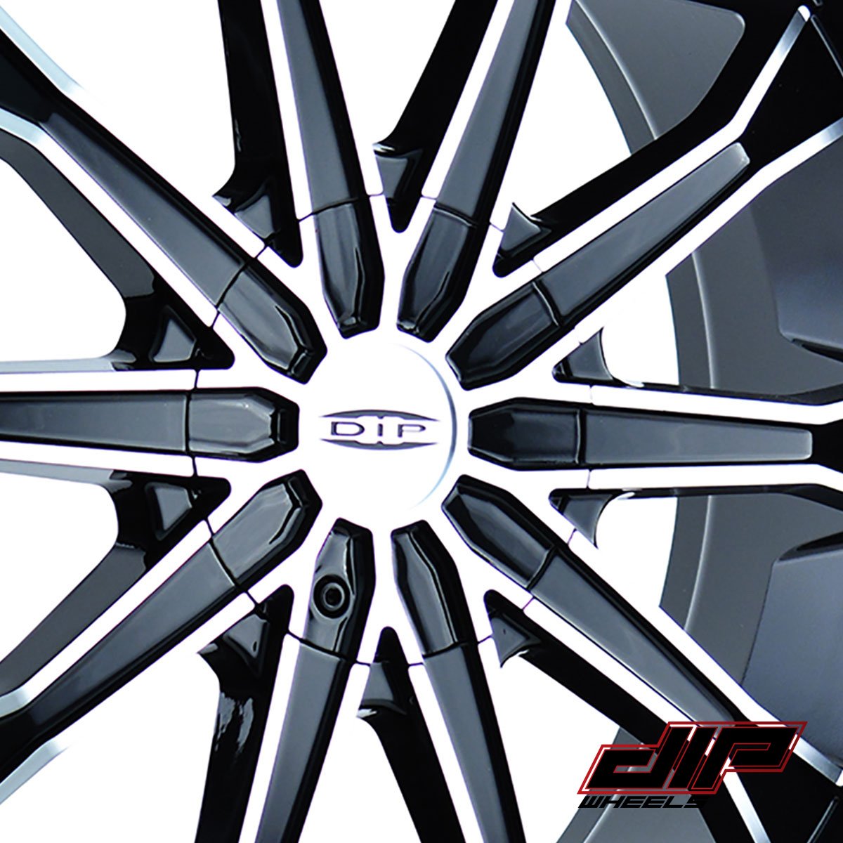 D99 Black Wheel with Machined Face - 22x9.5 Inches (10x115mm) - Premium DIP Mortar Alloy Rims for Trucks & SUVs - Perfect for Off-Roading & Custom Vehicle Upgrades