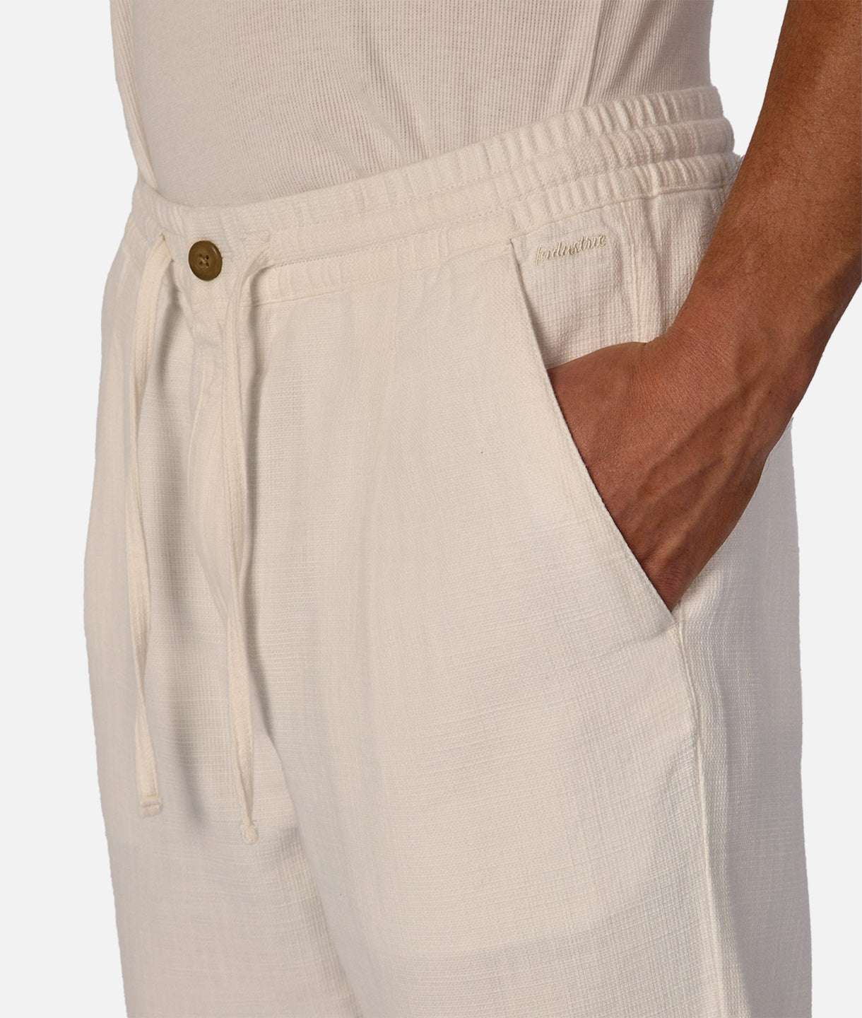 The Mallorca Pant Ivory - Women's High Waisted Linen Pants for Summer, Beach & Casual Wear | Comfortable & Stylish Vacation Outfit