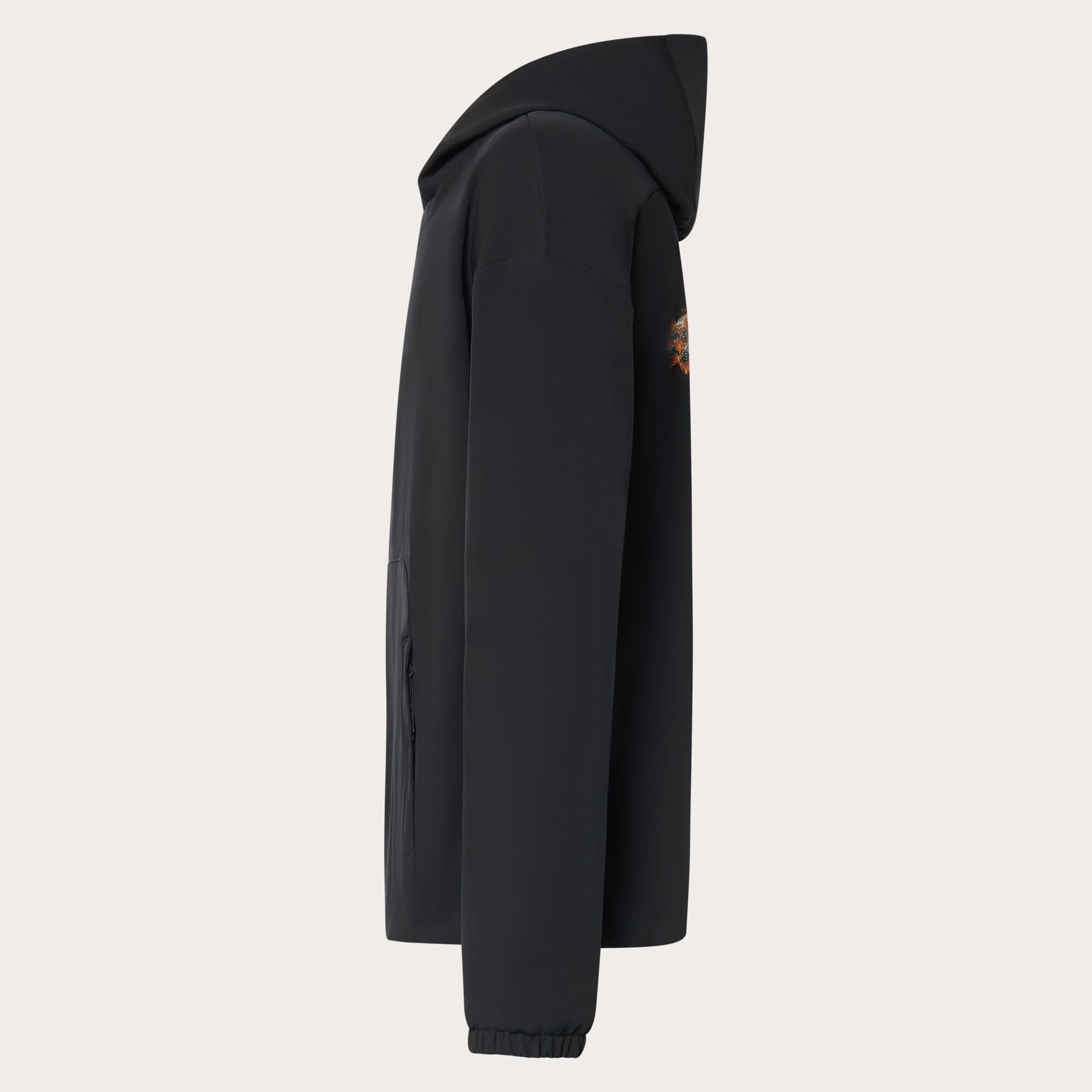 Oakley Men's Solar Rail Softshell Hoodie - Lightweight Windproof Jacket for Running, Hiking & Outdoor Activities