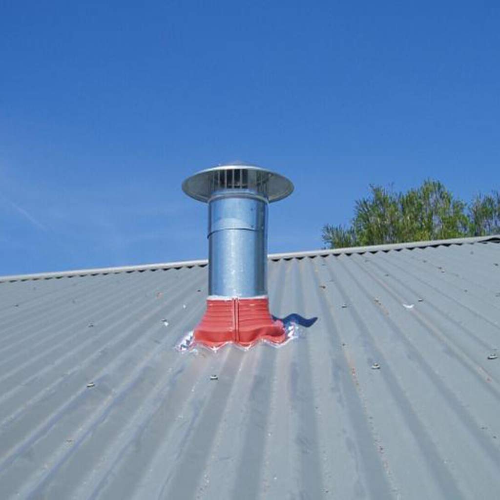 Stainless Steel Chimney Cap - 200mm Weatherproof Roof Vent Hood for Exhaust Pipe | Outdoor Fireplace & BBQ Grill Protection