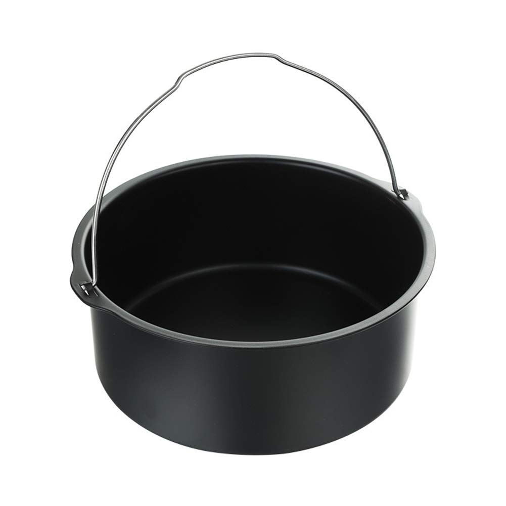 **Forart 8-Inch Air Fryer Accessories Set - Cake Barrel, Pizza Oven, Baking Basket, Grill Pan & BBQ Tray for Healthy Frying & Baking - Perfect for Homemade Pizza, Bread, Cakes & Grilling**