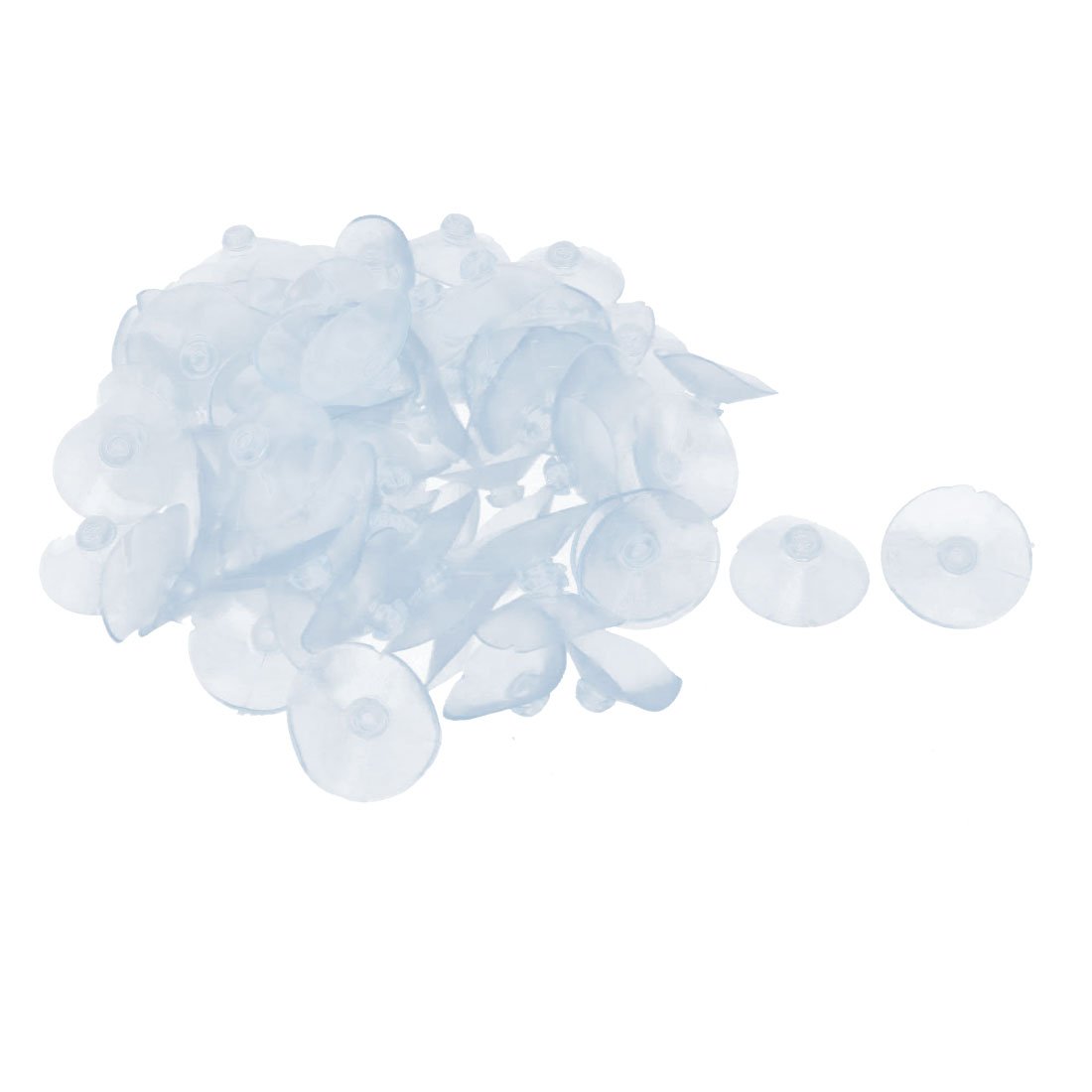 38mm Clear Rubber Suction Cups - 80 Pcs Weatherproof Window Insulation Kit for Glass, Mirrors & Smooth Surfaces - Perfect for Home, Office, RV and DIY Projects