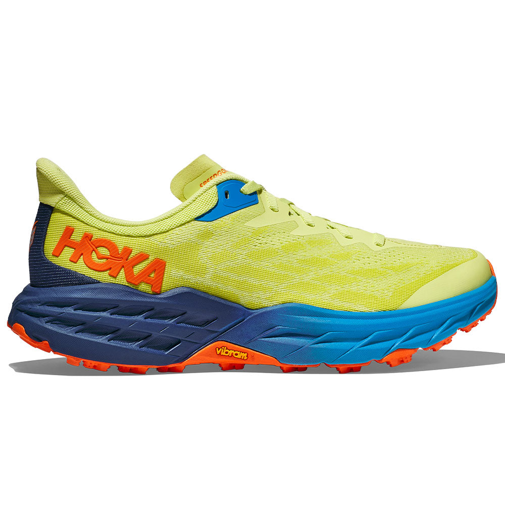 HOKA ONE ONE Speedgoat 5 Trail Running Shoes for Men - Lightweight & Cushioned Hiking Boots for Outdoor Adventures, Mountain Climbing & Long Distance Running