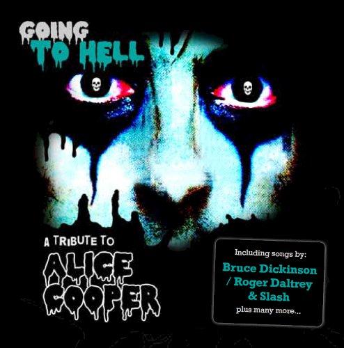 Alice Cooper Tribute Going to Hell ICED EARTH SLASH DICKINSON T-Shirt - Vintage Rock Band Merch for Concerts & Halloween Costumes