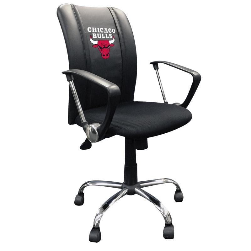 NBA Team Logo Dreamseat Curve Ergonomic Office Chair - Adjustable Height & Lumbar Support for Home, Gaming & Workspace Comfort