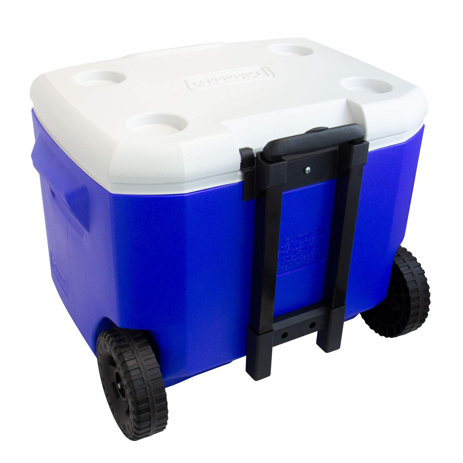 Kegco 1 Tap Jockey Box Portable Beer Dispenser - Blue Stainless Steel Cooler for Outdoor Parties, Camping & Tailgating