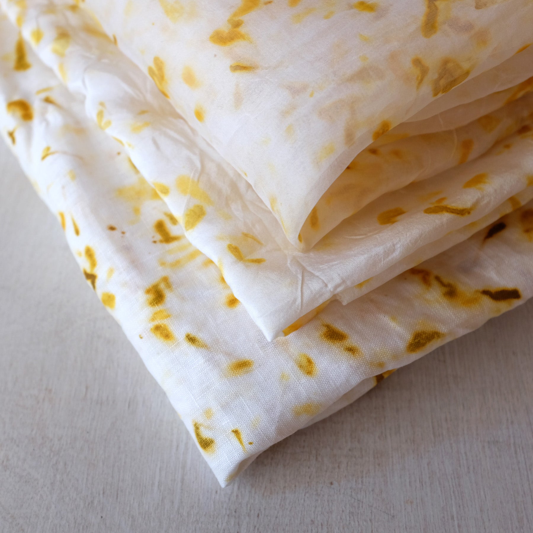 Organic Natural Dyed Eco-Friendly Printed Fabric - Sustainable & Non-Toxic for DIY Crafts, Home Decor, and Fashion Design