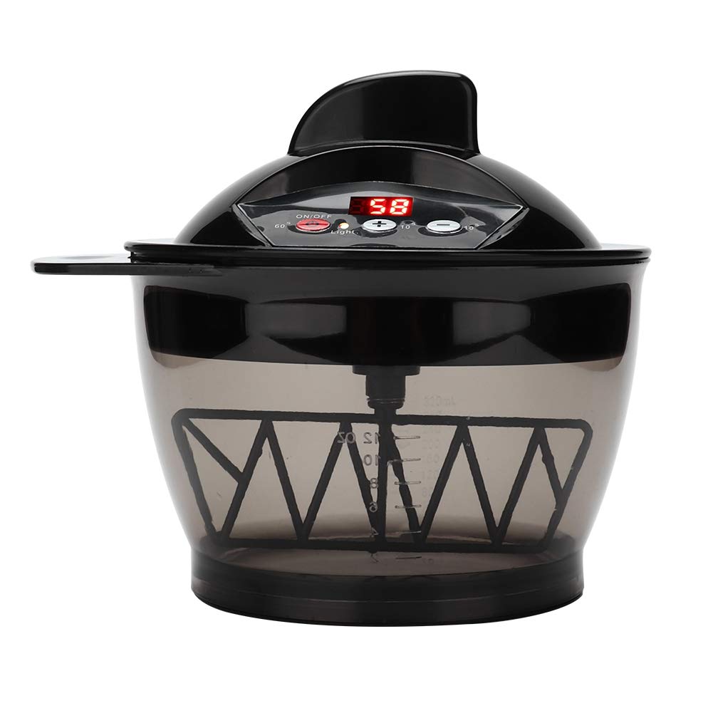 Electric Mixer with Mixing Bowl - US Plug Automatic Blender for Hair Dye & Cream - Perfect for Home Hair Salon & DIY Hair Coloring