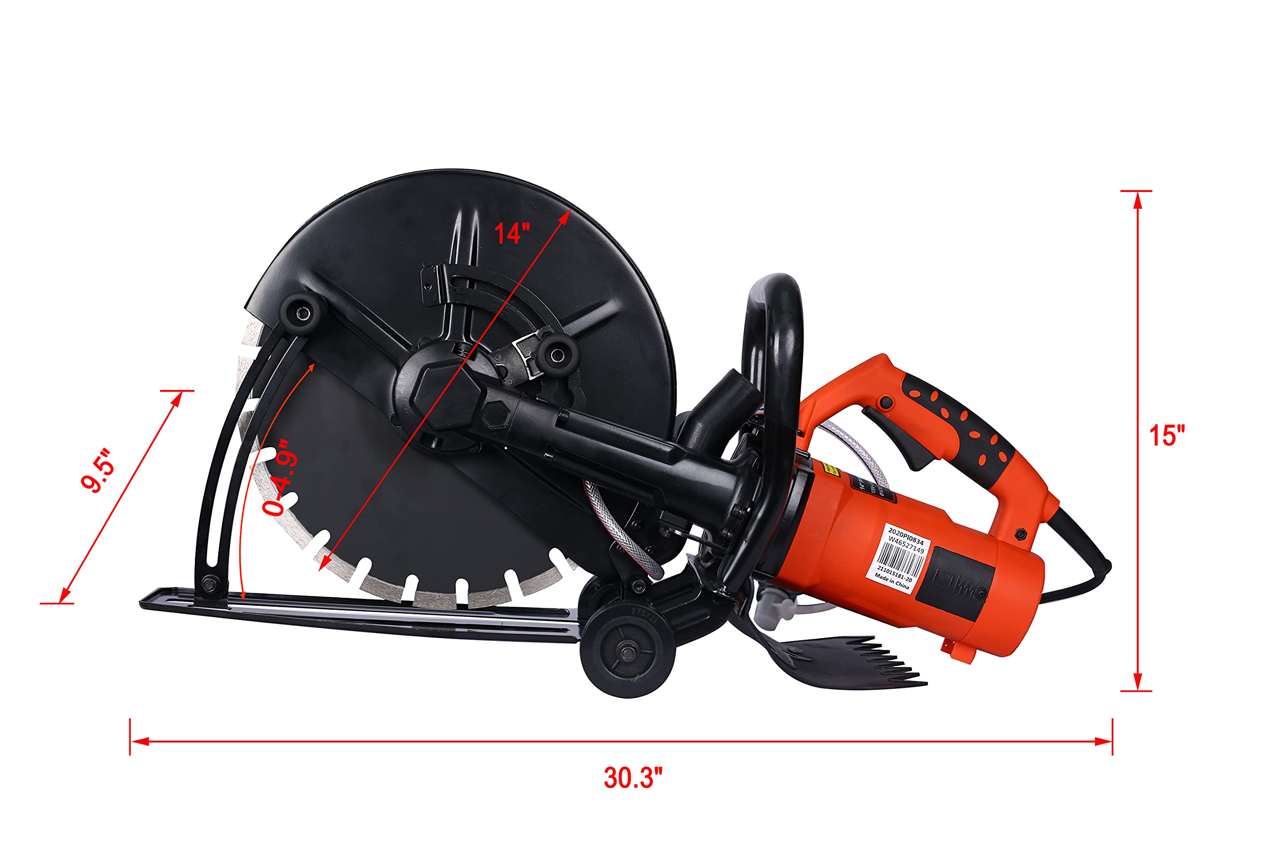 2800W Electric Cut Off Saw with 14