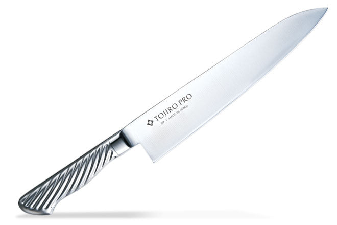 Tojiro Pro VG10 Gyuto Chef's Knife 240mm - Japanese Damascus Steel Kitchen Knife for Professional Chefs & Home Cooking - Perfect for Slicing, Dicing & Meat Cutting