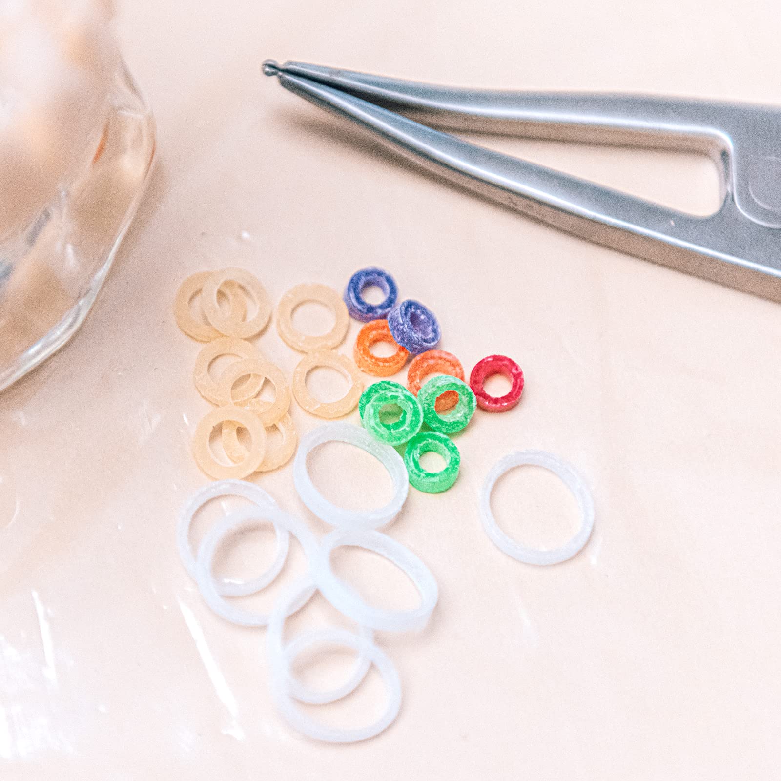 JMU Orthodontic Elastics 3/16 Medium 500 Pack - Latex-Free Dental Rubber Bands for Braces, Made in USA - Perfect for Teeth Alignment & Orthodontic Treatment