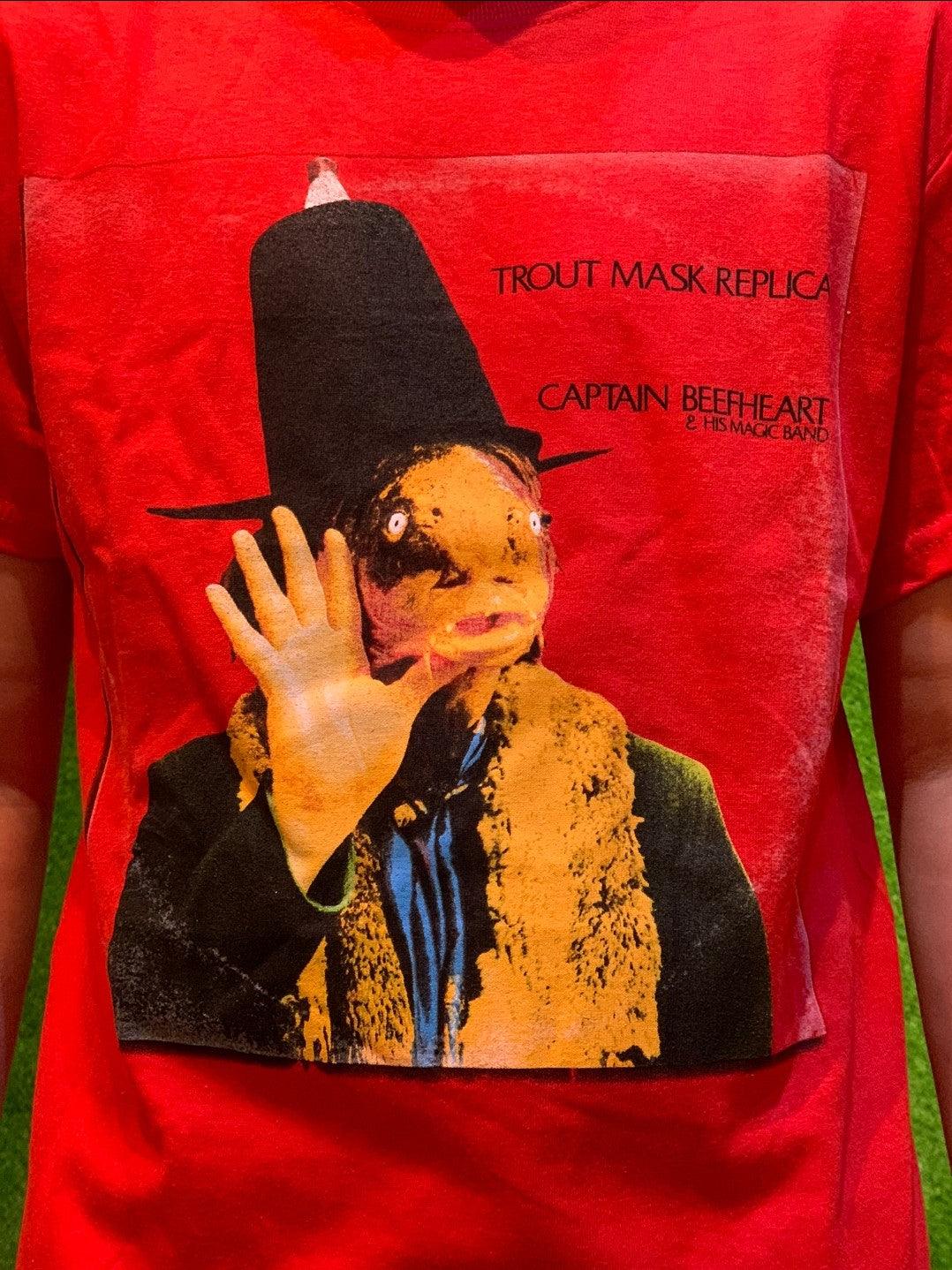 Captain Beefheart Trout Mask Replica T-Shirt - Vintage Music Band Tee for Men & Women - Perfect for Concerts, Gifts & Retro Fashion