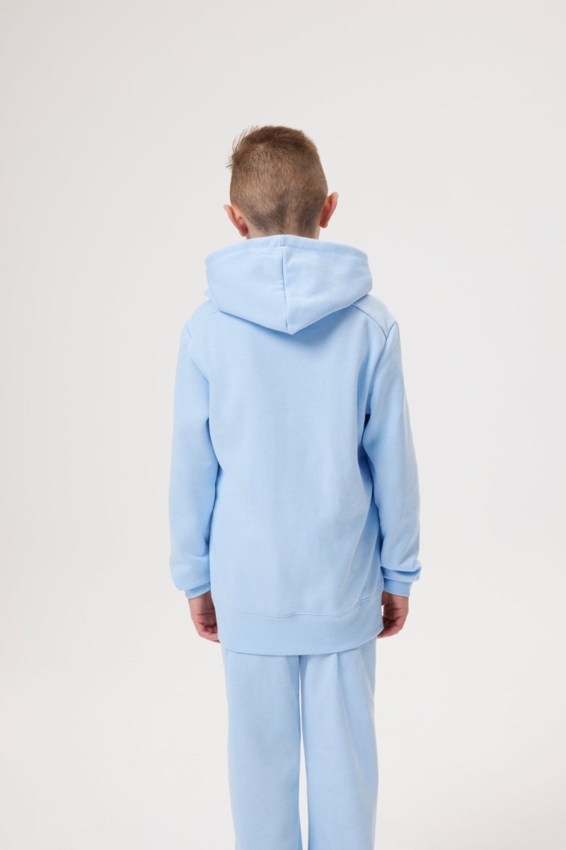 InSport Junior Alaska Blue Hoodie - Soft & Warm Pullover for Kids - Perfect for Outdoor Play & Winter Activities