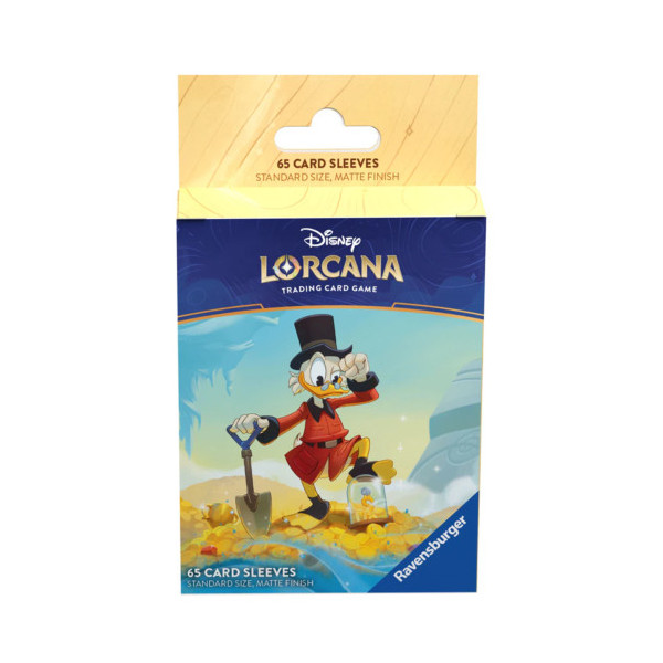 Disney Lorcana TCG: Into the Inklands Card Sleeves Featuring Scrooge McDuck - Premium Trading Card Protectors for Collectors & Gameplay - Perfect for Magic, Pokemon & Yu-Gi-Oh Card Games