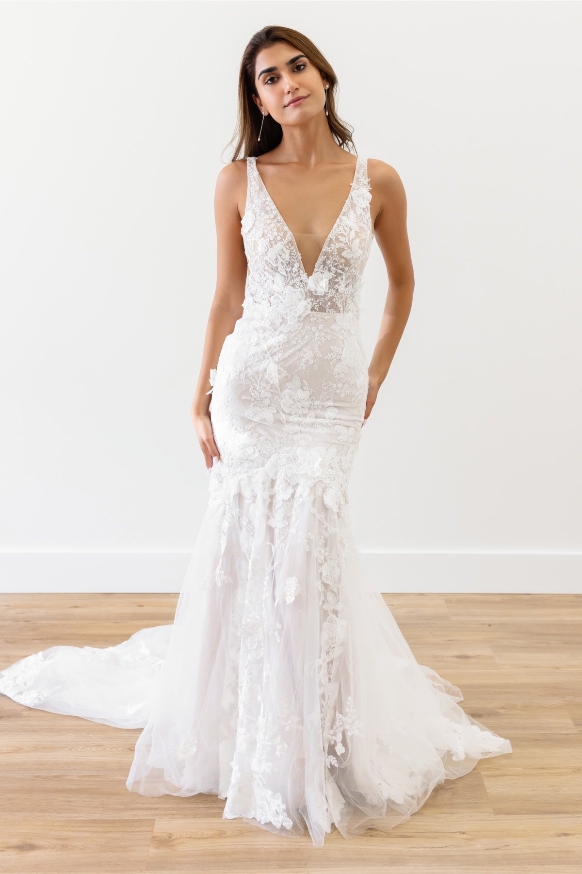 Wtoo Elora Gown – Elegant Lace Wedding Dress for Brides | Perfect for Beach, Church & Formal Ceremonies