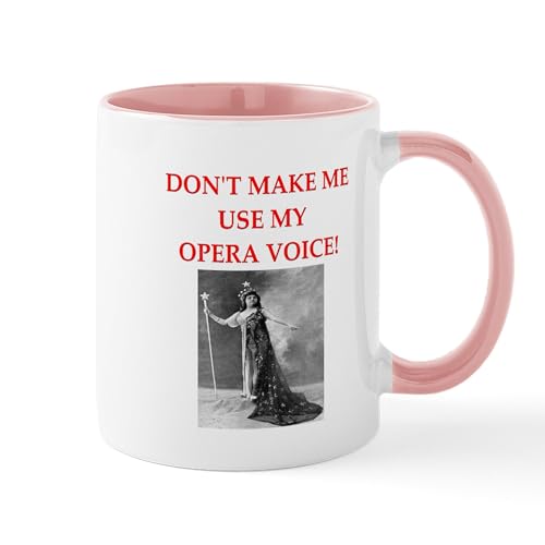 White/Pink Inside - OPERA Mugs