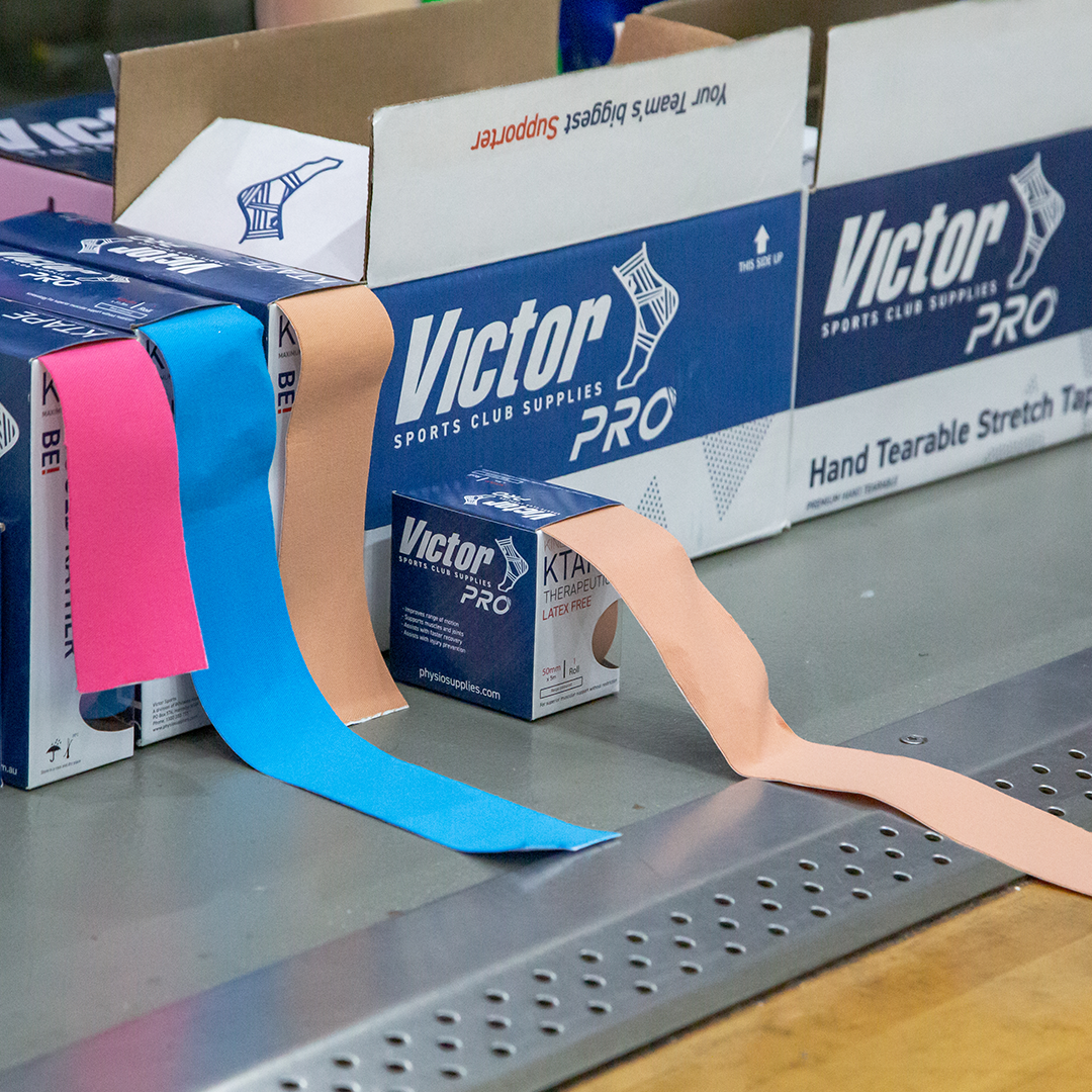 Victor Pro K Tape 50mm x 5m - Premium Kinesiology Tape for Sports Recovery & Pain Relief - Ideal for Athletes, Fitness, and Physical Therapy
