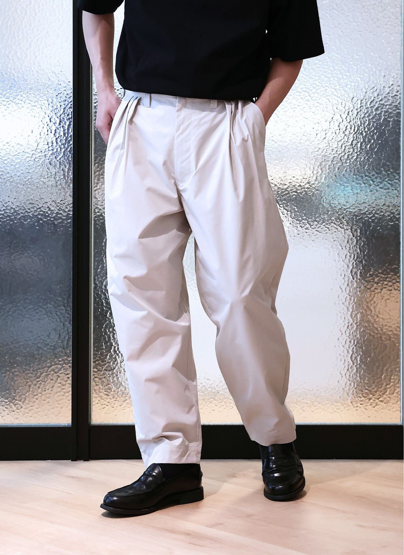 Lightweight Cotton Touch Solotex Pleated Pants for Women - Comfortable Office Wear & Casual Outfits