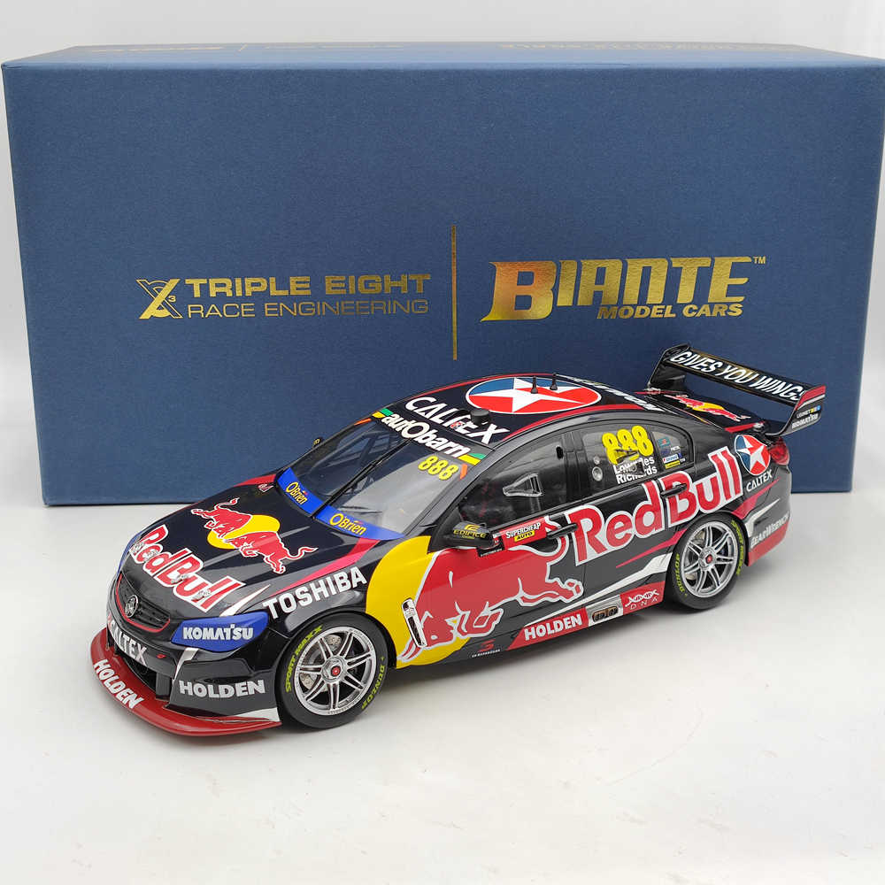 1:12 Scale Red Bull 2015 Bathurst Winner #888 Holden VF Commodore B12H15Q Resin Model Car - Collectible Diecast Racing Toy Gift for Car Enthusiasts & Display Decor for Office/Home