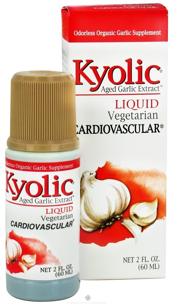 Kyolic Plain Liquid Garlic Extract 2 oz (59ml) - Supports Immune Health & Heart Function - Perfect for Daily Wellness & Cooking
