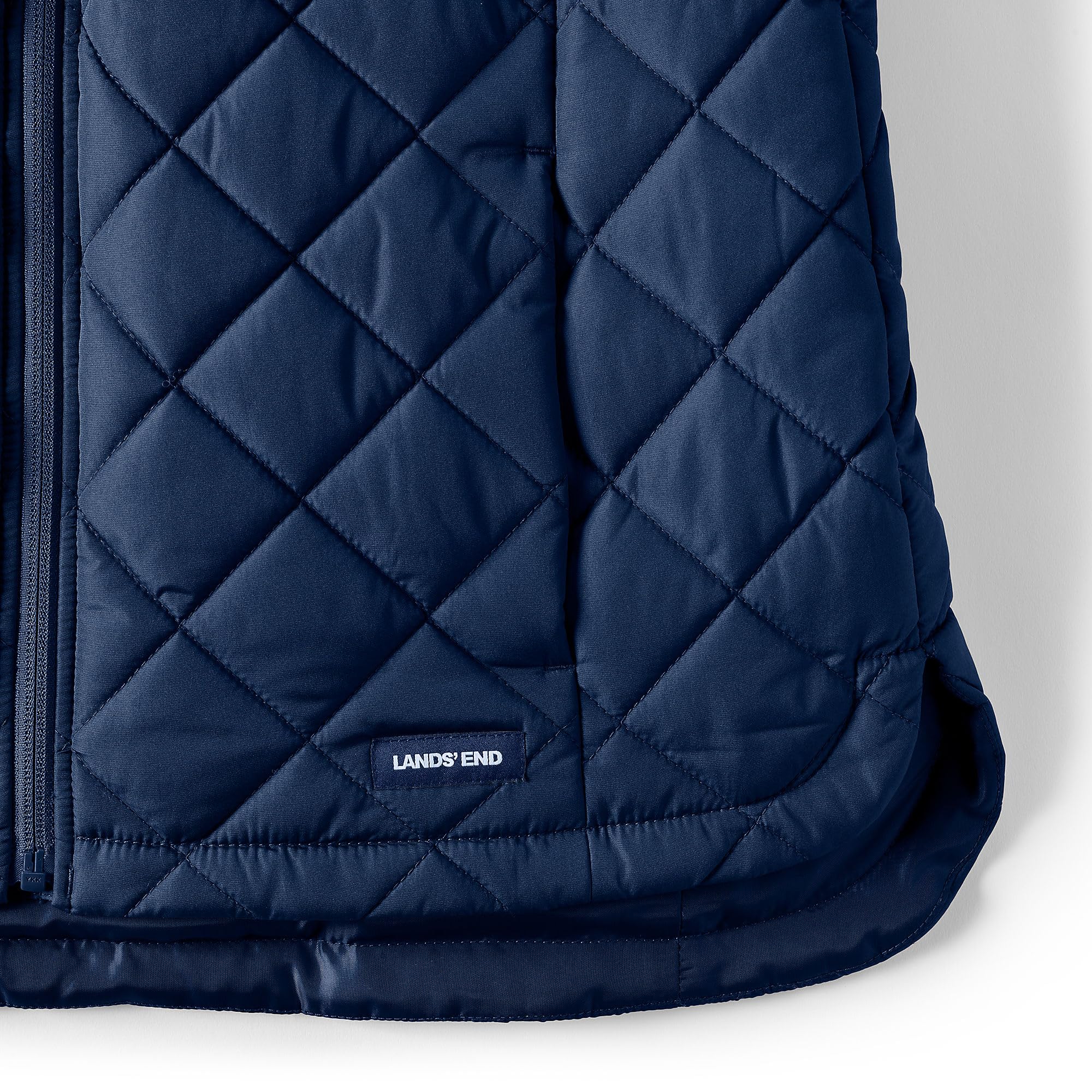 Lands' End Women's FeatherFree Insulated Vest - Lightweight Warm Winter Puffer Vest for Outdoor Activities, Hiking & Casual Wear