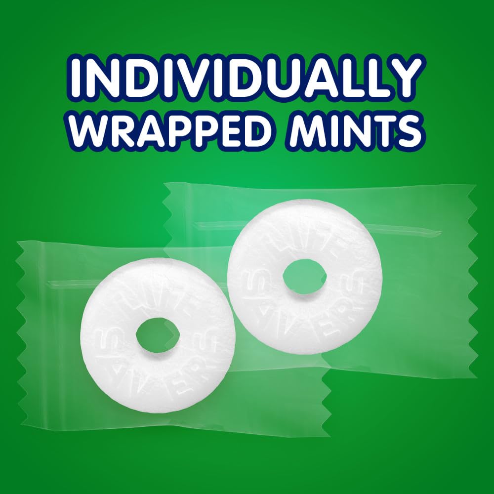 LIFE SAVERS Wint O Green Mint Candy Variety Pack - 12 Bags Bulk Gummy Candy for Valentine's Day Gifts, Office Snacks & Party Favors
