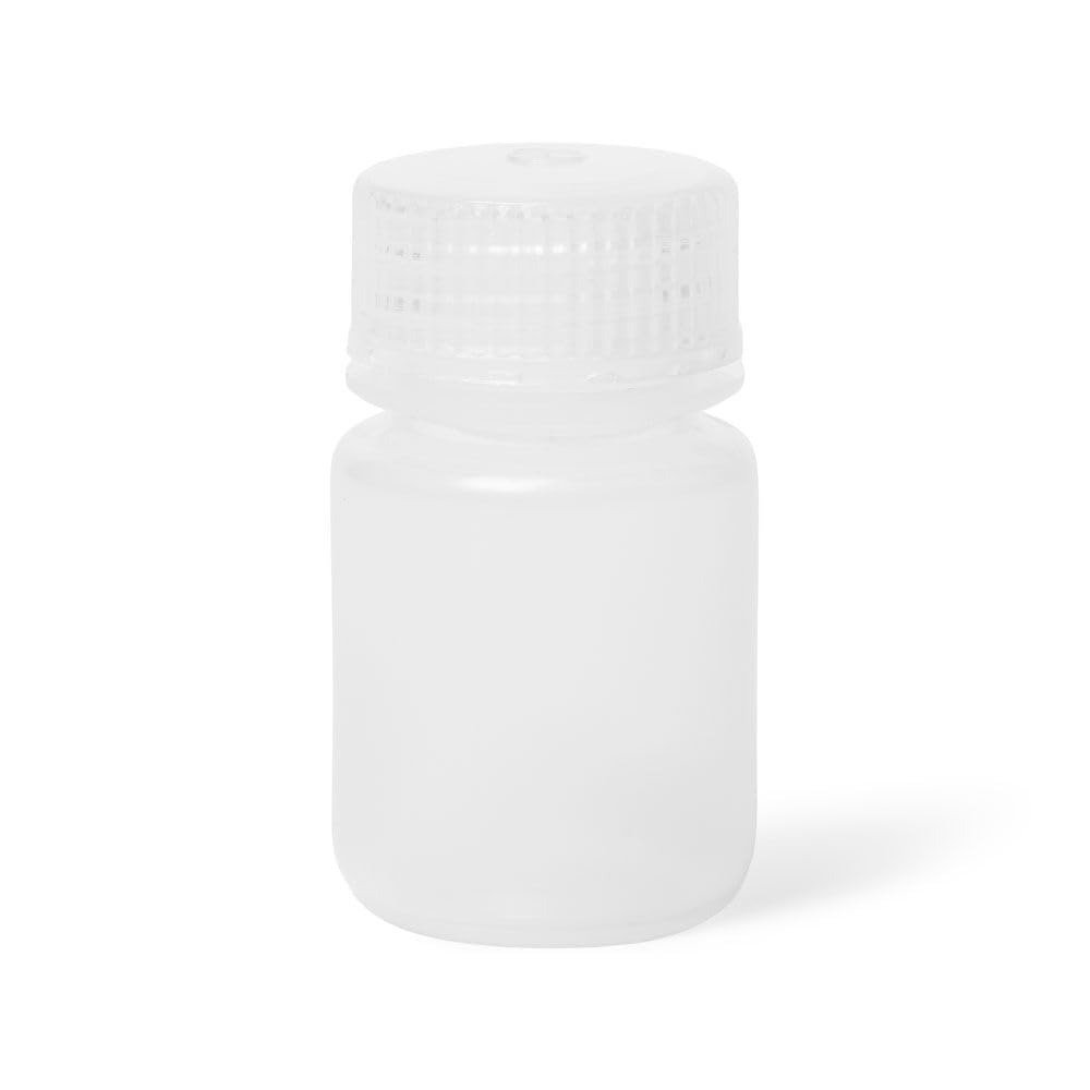 United Scientific® Unistore™ - 12 Pack 1 Oz (30ml) Laboratory Grade Polypropylene Wide Mouth Reagent Bottles with Lids - Sample Containers for Travel, Cosmetics, Essential Oils & DIY Projects